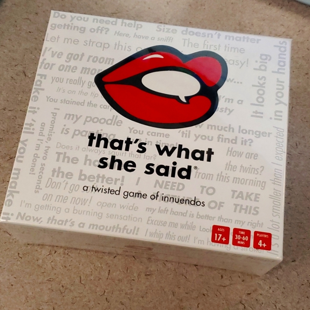 That's What She Said Game
